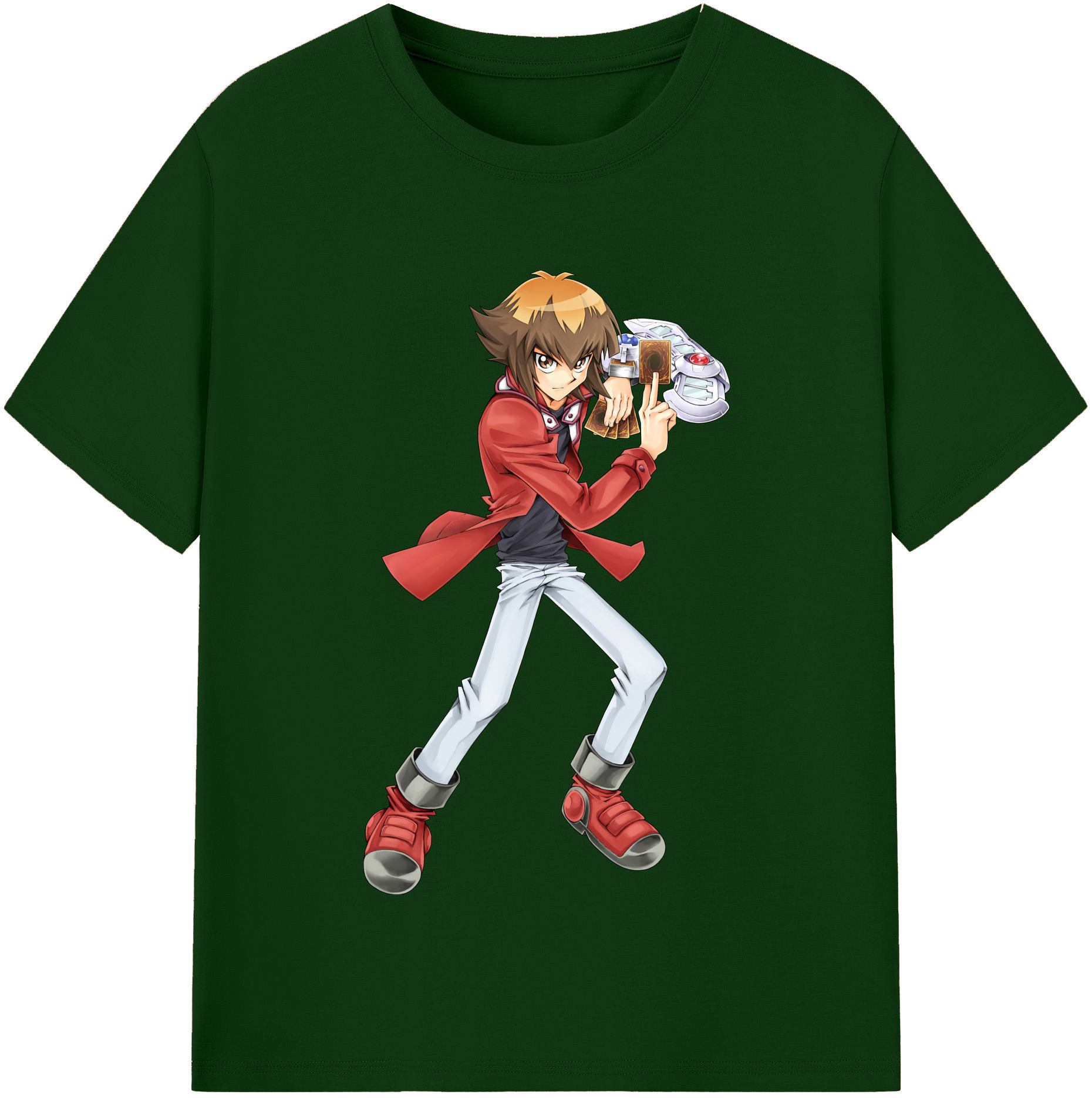 （画像用） 遊☆戯☆王 Yu-Gi-Oh! 綿100％半袖Tシャツ（フロントプリント）